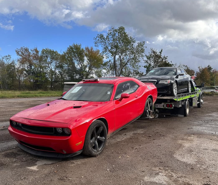 Muscle car towing service